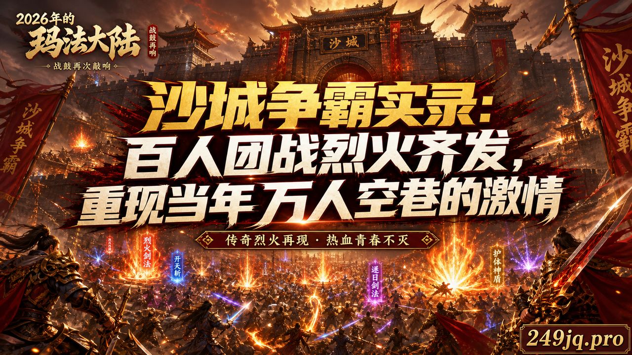 沙城争霸实录：百人团战烈火齐发，重现当年万人空巷的激情
