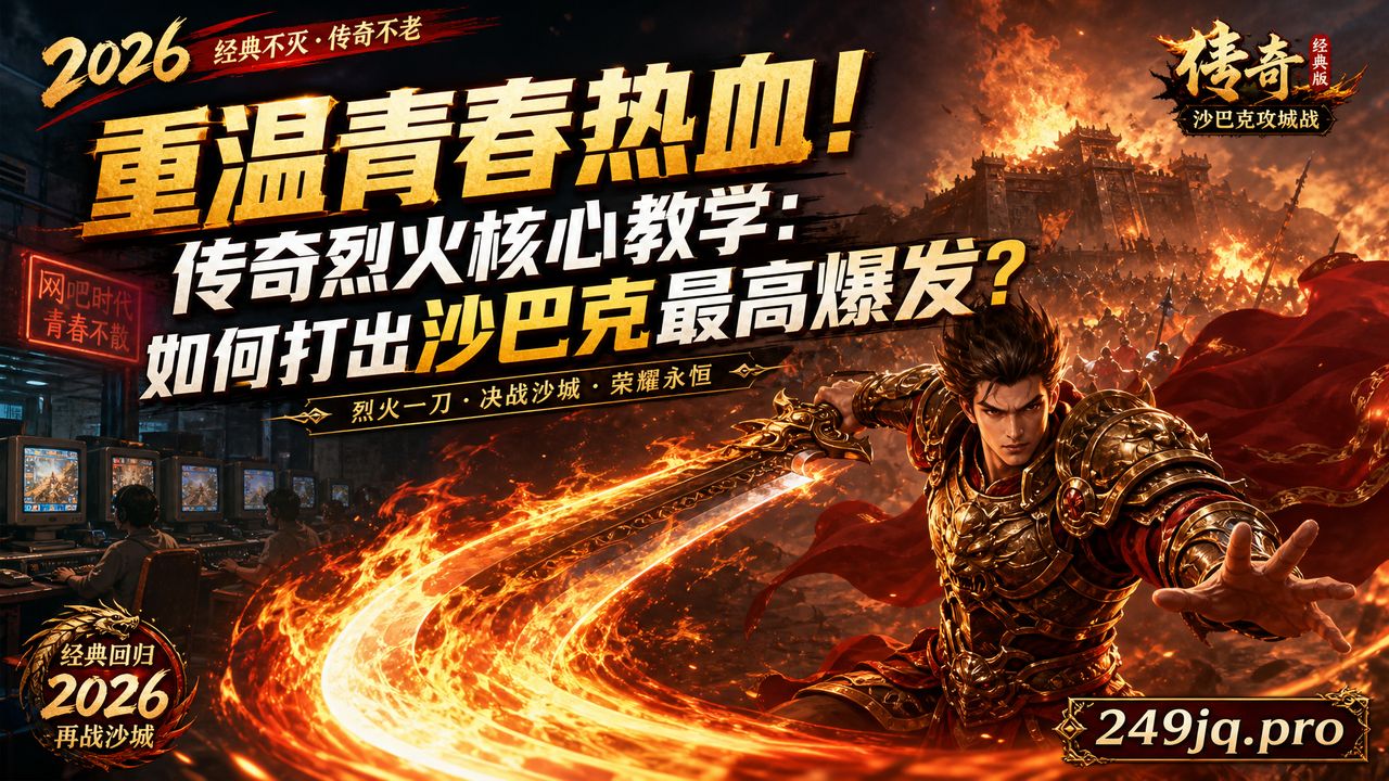 重温青春热血！传奇烈火核心教学：如何打出沙巴克最高爆发？