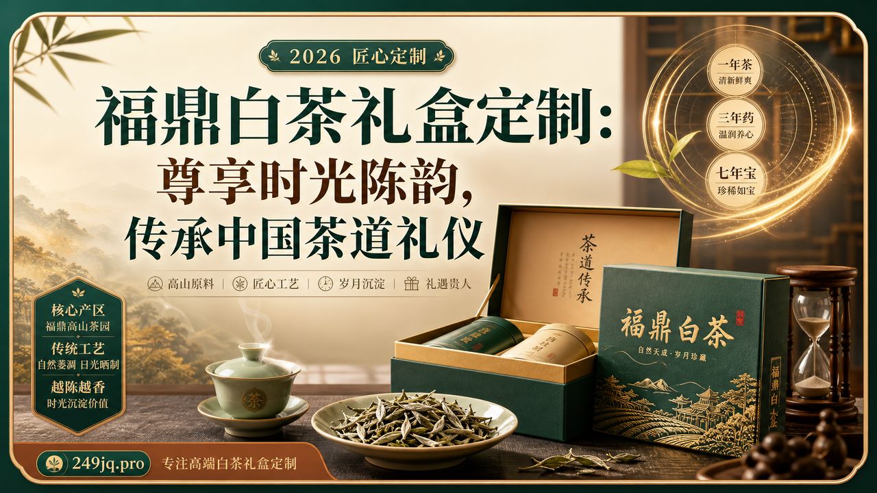 福鼎白茶礼盒定制：尊享时光陈韵，传承中国茶道礼仪